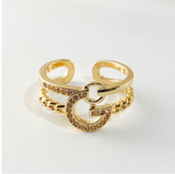 Simple And Cool Style Geometric Personality Retro Ring – Stylish Gifts — 13
