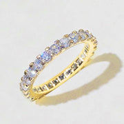 Women's Ring Fully-inlaid Full Circle Simulation – Gifts for Her — 3