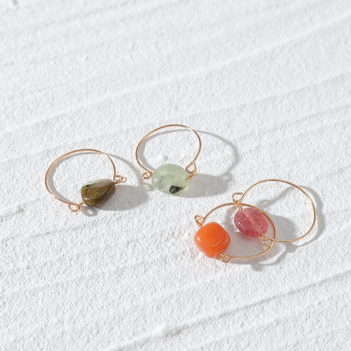 Multi Layered Laminated Stone Ring – Stylish Gifts — 2