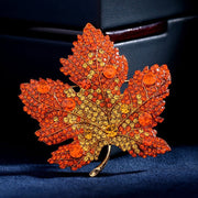 Fashionable And Elegant Blue Gradient Maple Leaf – Jewelry Gift Ideas — 1