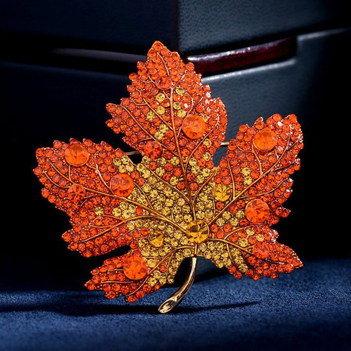 Fashionable And Elegant Blue Gradient Maple Leaf – Jewelry Gift Ideas — 1