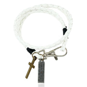 PU Woven Leather Cowhide Bracelet Double Ring – Jewelry Gift Ideas — 7
