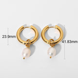 Turquoise Earrings Irregular Pearl Earrings Stone – Practical Gifts — 10