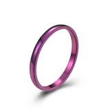 Titanium Steel Couple Vacuum Gold Plated Ring – Gifts for Couples — 3