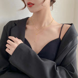 Titanium Steel Summer Letter H Necklace Light – Jewelry Gift Ideas — 5