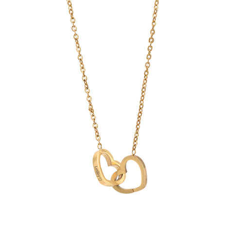 Custom Name Necklace Personalized Double Heart – Jewelry Gift Ideas — 2