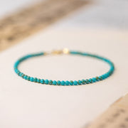 Natural Small Turquoise Bracelet For Women – Jewelry Gift Ideas — 5