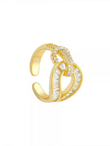 Fashion Micro-inlaid Zircon Ring Women – Stylish Gifts — 2