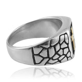 Men's Retro Titanium Steel Cross Ring – Gifts for Him — 2