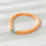 Rainbow Candy Clay Bead Eye Bead Bracelet – Jewelry Gift Ideas — 19