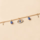 Fashion Gold Plated Devil's Eye Crystal Necklace – Jewelry Gift Ideas — 3