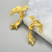 Women's Betta Style Split Silver Stud Earrings – Stylish Gifts — 1