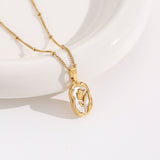 Titanium Steel Flower Pendant Retro Affordable – Jewelry Gift Ideas — 1