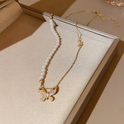 Women's All-match Stitching Love Pearl Necklace – Jewelry Gift Ideas — 20