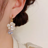 Fashion Flower Zircon Elegant Retro Earrings – Stylish Gifts — 15
