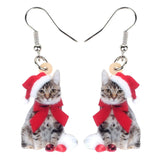 Fashion New Christmas Cat Earrings For Women – Stylish Gifts — 4