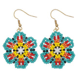 Bohemian Bead Woven Flower Fashion Earrings – Stylish Gifts — 6