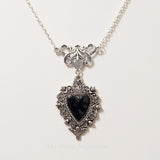Burning Love Pendant Silver Lace Love Necklace – Jewelry Gift Ideas — 6