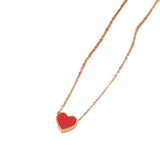 Simple Titanium Steel Necklace Female Love Heart – Jewelry Gift Ideas — 5