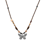 Vintage Beaded Butterfly Necklace For Women – Jewelry Gift Ideas — 3
