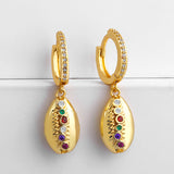 Accessories Creative Golden Shell Earrings Color – Stylish Gifts — 1