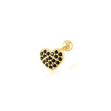 Women's Star Moon Love Puncture Thread Earrings – Gifts for Her — 14