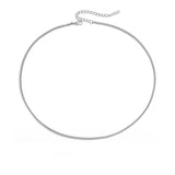 Female Titanium Steel Plated 18K Gold Necklace – Jewelry Gift Ideas — 4
