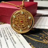 Copper Gold-plated Pendant Necklace – Jewelry Gift Ideas — 2