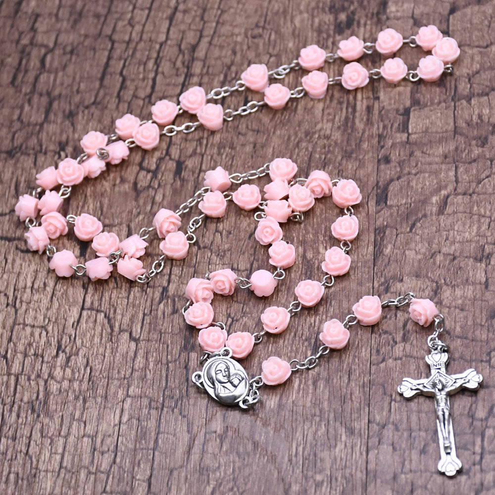 Women's Fashion Flower Cross Necklace Tree – Jewelry Gift Ideas — 1