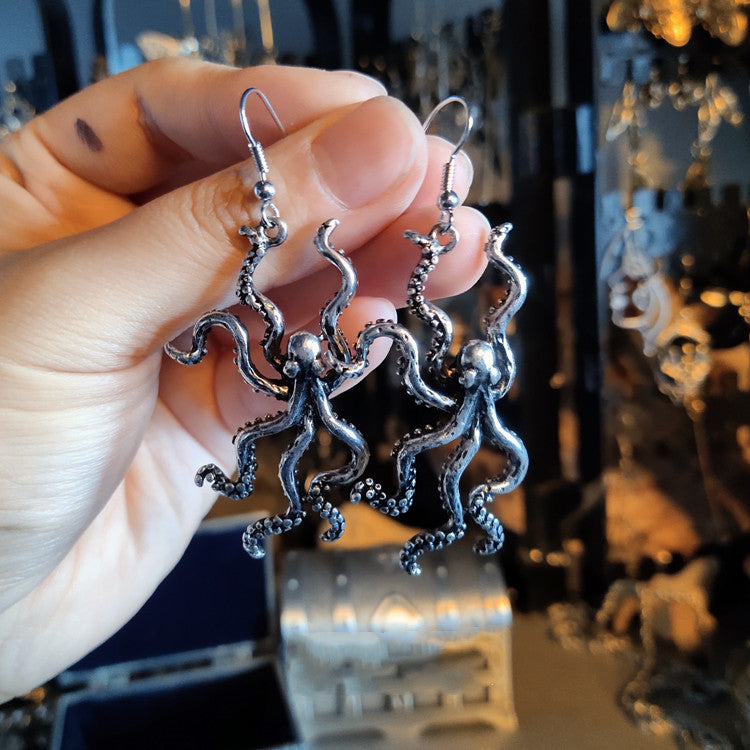 Women's Octopus Tentacle Shaped Exaggerated Earrings – Gifts for Her — 1