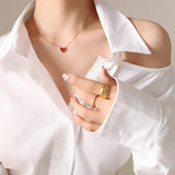 French Ins Affordable Luxury Style Heart Clavicle – Stylish Gifts — 4