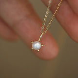 S925 Sterling Silver Pearl Necklace Necklace – Jewelry Gift Ideas — 5