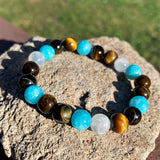 Versatile Tiger Eye Stone Men's Beaded Bracelet – Jewelry Gift Ideas — 5