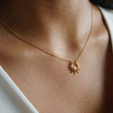 Moon Clavicle Chain Small Female – Gifts for Her — 1