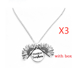 Sunflower Double Lettering Necklace – Jewelry Gift Ideas — 16