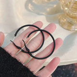 Simple Personality Vintage Black Frosted Earrings – Useful Gifts — 7