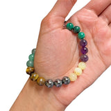 Amethyst Green Dongling Stone Beaded Bracelet – Jewelry Gift Ideas — 4
