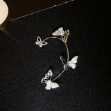 Women's Hollowed-out Diamond Butterfly Earrings – Gifts for Her — 9