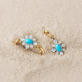 Rhombus Turquoise Natural Opal Opal Ring 925 – Unique Gift Ideas — 5