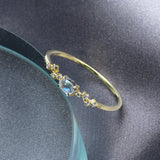 Women's Natural Blue Moonstone Ring – Gifts for Her — 3