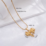 Light Luxury Design Non-fading Titanium Steel Bow – Jewelry Gift Ideas — 4