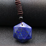 Natural Obsidian Hexawn Star Necklace Pendant – Jewelry Gift Ideas — 4
