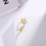 Micro-inlaid Zircon Ring Index Finger Ring Little – Jewelry Gift Ideas — 19