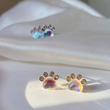 Lovely Micro-paved Zircon Moonstone Earrings – Gift Ideas — 3