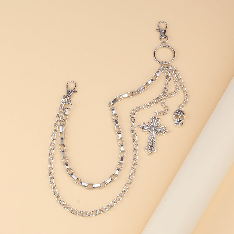 Layered Retro Skull Body Chains – Thoughtful Gifts — 1