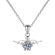Angel Wings Moissanite Necklace For Women – Jewelry Gift Ideas — 7