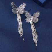 Butterfly Tassel Niche Creative Stud Earrings – Small Gift Ideas — 2