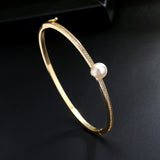 Inlaid Pearl Bracelet Women's Fashion Simple – Stylish Gifts — 2