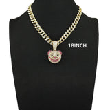 Hip Hop Round Face Pendant Necklace – Jewelry Gift Ideas — 1
