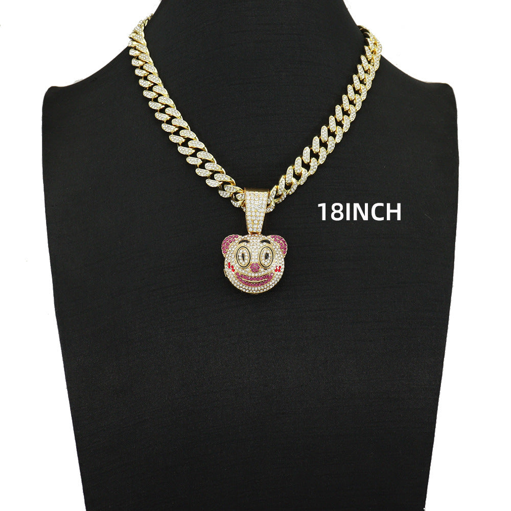 Hip Hop Round Face Pendant Necklace – Jewelry Gift Ideas — 1